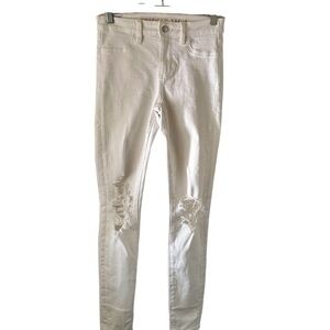 American Eagle Outfitters White Jeans Size 2